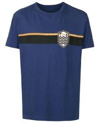 OSKLEN Stripe Logo Print T Shirt