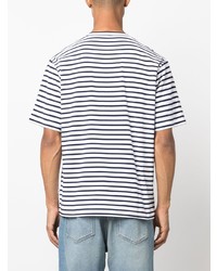 Nn07 Stripe Print Short Sleeved T Shirt