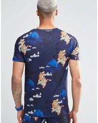 Hype T Shirt In Mountain Print