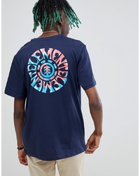 Element T Shirt With Back Print In Blue