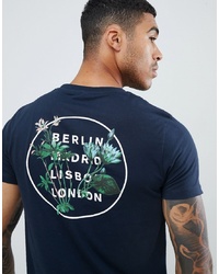 ASOS DESIGN T Shirt With City Floral Back Print