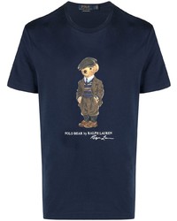 Polo Ralph Lauren Teddy Bear Print Short Sleeved T Shirt