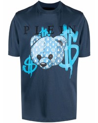 Philipp Plein Teddy Bear Print T Shirt