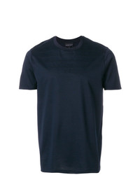 Emporio Armani Textured Print T Shirt