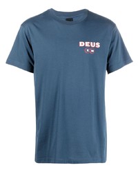 Deus Ex Machina Thinker Logo Print T Shirt