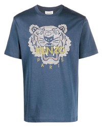 Kenzo Tiger Jacquard Organic Cotton T Shirt