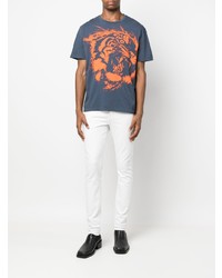 Just Cavalli Tiger Print Short Sleeved T Shirt