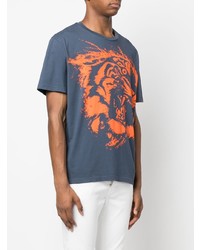 Just Cavalli Tiger Print Short Sleeved T Shirt