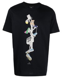 PS Paul Smith Total City Graphic Print T Shirt