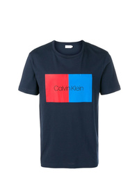 Calvin Klein Two Colour Front Logo T Shirt