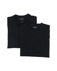 Emporio Armani Two Pack Logo Print T Shirt