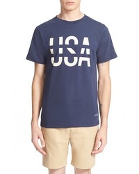 Saturdays Nyc Usa Bars Graphic T Shirt