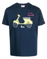 MC2 Saint Barth Vespa Print Organic Cotton T Shirt