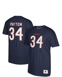 Mitchell & Ness Walter Payton Navy Chicago Bears Retired Player Logo Name Number T Shirt At Nordstrom