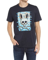 Psycho Bunny Wave Logo Graphic Tee