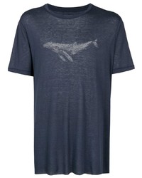 OSKLEN Whale Print Detail T Shirt