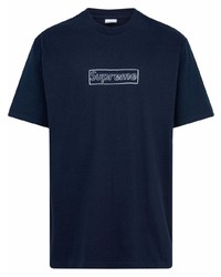 Supreme X Kaws Chalk Logo T Shirt