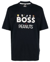 BOSS X Peanuts Logo Print T Shirt