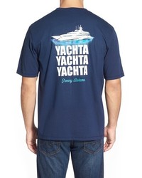 Tommy Bahama Yachta Yachta Yachta Crewneck T Shirt Size Medium Blue