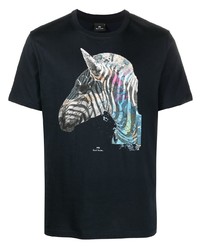 PS Paul Smith Zebra Print T Shirt