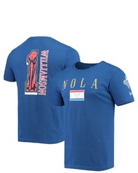 New Era Zion Williamson Navy New Orleans Pelicans City Edition Player T Shirt
