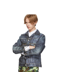 Junya Watanabe Blue Linen Denim Jacket