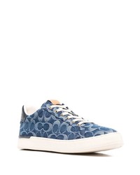 Coach Monogram Print Lace Up Sneakers
