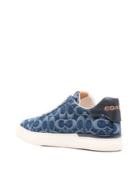 Coach Monogram Print Lace Up Sneakers
