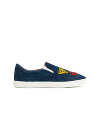 DSQUARED2 Patch Denim Sneakers