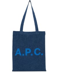 A.P.C. Denim Lou Tote Bag