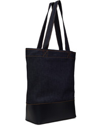 A.P.C. Navy Axelle Tote