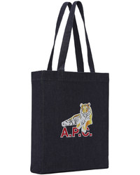 A.P.C. Navy Lunar New Year 2022 Tote