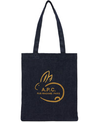 A.P.C. Navy Lunar New Year 2023 Lou Tote