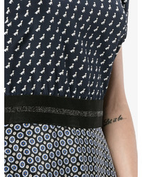 Stella McCartney Tie Print Short Sleeve Dress