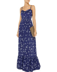 Band Of Outsiders Printed Cotton Maxi Dress