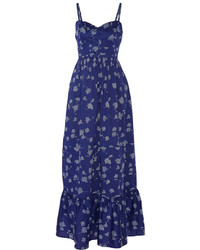 Band Of Outsiders Printed Cotton Maxi Dress