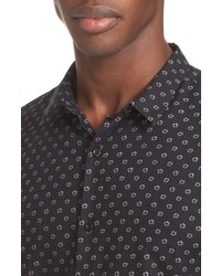 The Kooples Flower Print Flannel Sport Shirt