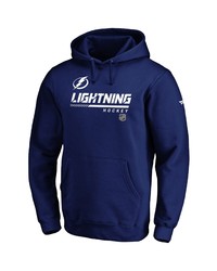 FANATICS Branded Blue Tampa Bay Lightning Authentic Pro Core Collection Prime Pullover Hoodie