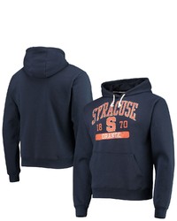 LEAGUE COLLEGIATE WEA R Navy Syracuse Orange Volume Up Essential Fleece Pullover Hoodie