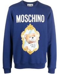 Moschino Logo Bear Print Sweatshirt