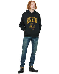 Moschino Blue Varsity Hoodie