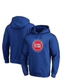 FANATICS Branded Blue Detroit Pistons Primary Team Logo Pullover Hoodie At Nordstrom
