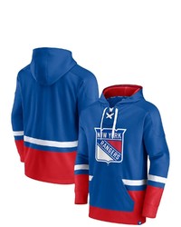 FANATICS Branded Blue New York Rangers Big Tall First Battle Power Play Pullover Hoodie At Nordstrom