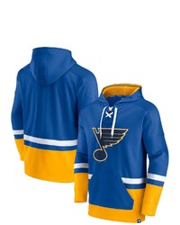 FANATICS Branded Blue St Louis Blues Big Tall First Battle Power Play Pullover Hoodie At Nordstrom