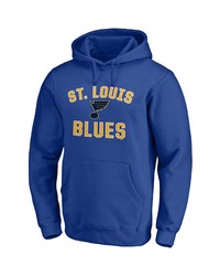 FANATICS Branded Blue St Louis Blues Team Victory Arch Pullover Hoodie