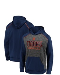 FANATICS Branded Charcoalnavy Detroit Tigers Game Day Ready Raglan Pullover Hoodie