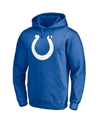 FANATICS Branded Darius Leonard Royal Indianapolis Colts Player Icon Name Number Pullover Hoodie