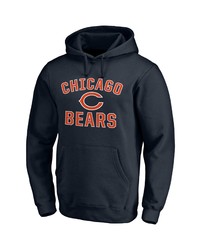FANATICS Branded Navy Chicago Bears Victory Arch Team Pullover Hoodie