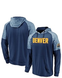 FANATICS Branded Navy Denver Nuggets Made To Move Space Dye Raglan Pullover Hoodie At Nordstrom