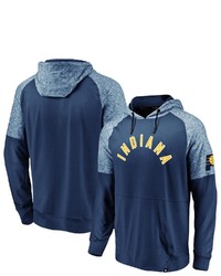 FANATICS Branded Navy Indiana Pacers Made To Move Space Dye Raglan Pullover Hoodie